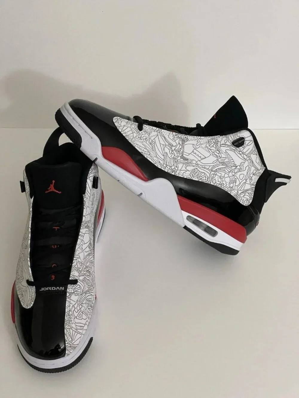 Nike Air Jordan Dub Zero Fire Red Laser Chicago Men’s Size 14 311046-162